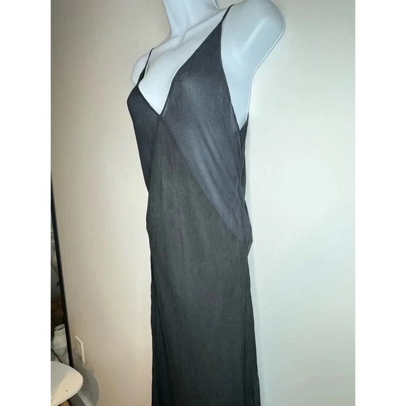 90's Vintage Jean Paul Gaultier Silk Maxi Slip Dress Sheer Y2K SIZE 10 - Picture 4 of 8